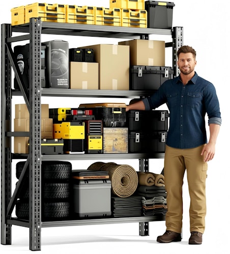 Lionhon 4-Tier Heavy Duty Garage Shelf