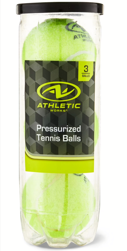 3-Pack Athletic Works Pressurized Tennis Balls Walmart