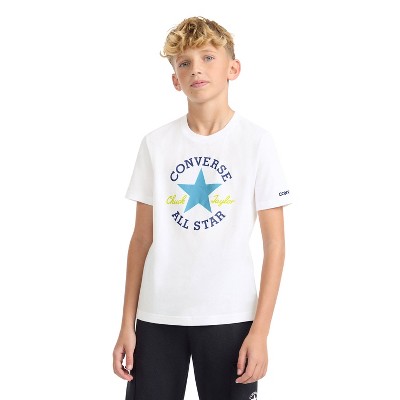 Converse® Boys' Short Sleeve Logo Graphic T-Shirt - White L