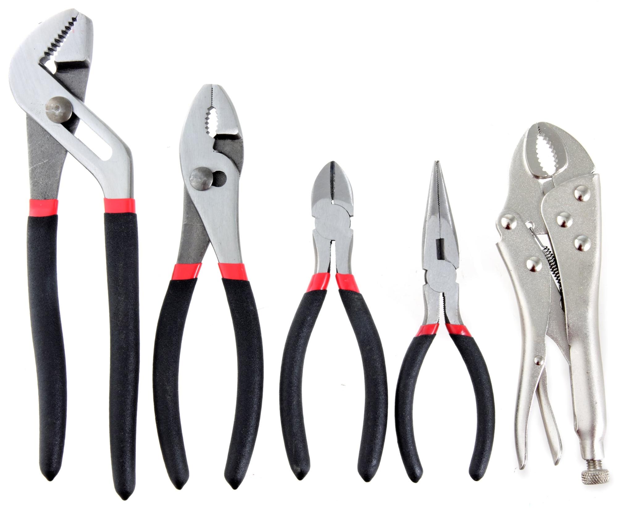 5-Piece Hyper Tough Assorted Pliers Set Walmart