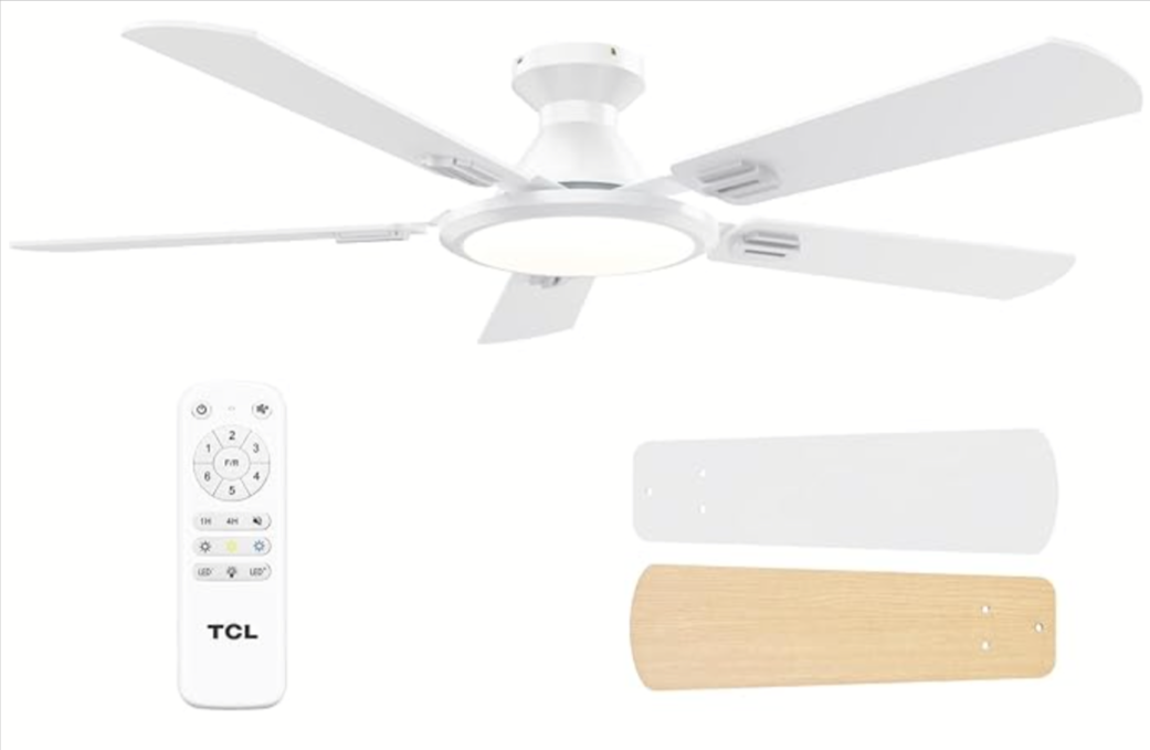 TCL 52" Low Profile Ceiling Fan with Light Sellout.woot!