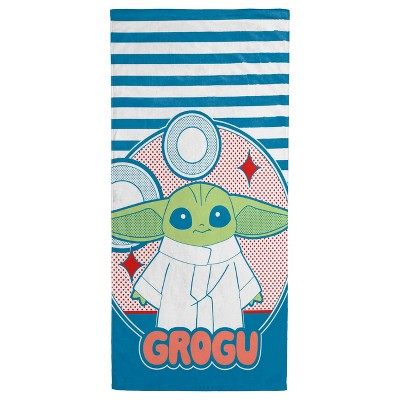 Star Wars: The Mandalorian Cutie Grogu Clubhouse Beach Towel