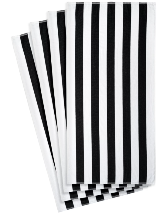 4-Pack Mainstays Cabana Stripe 28" x 58" Beach Towels Walmart