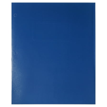 Pen+Gear Blue Letter Size 2-Pocket Paper Folder