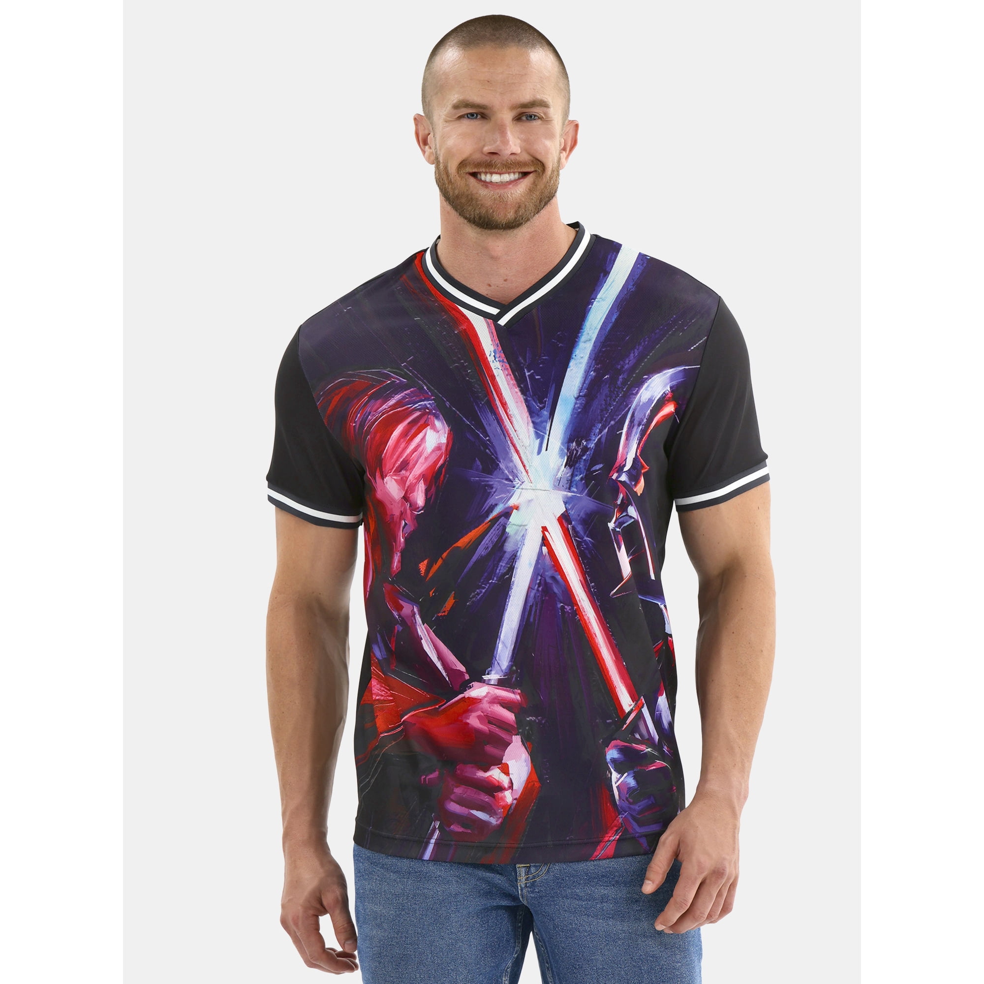 Star Wars Men's and Big Men's Soccer Jersey, Sizes S-3XL