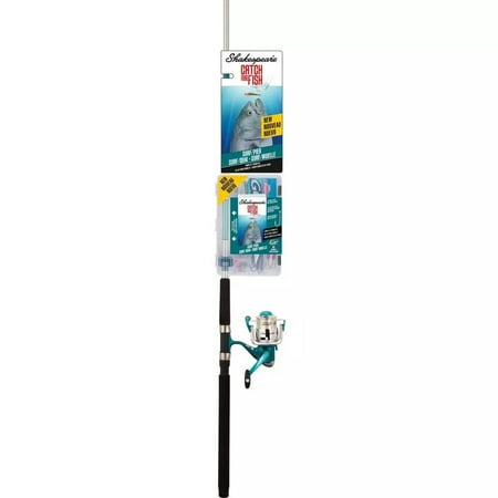 Shakespeare Catch More Fish™ Surf Pier Spinning, 7' Medium Fishing Rod, 50 Size Reel