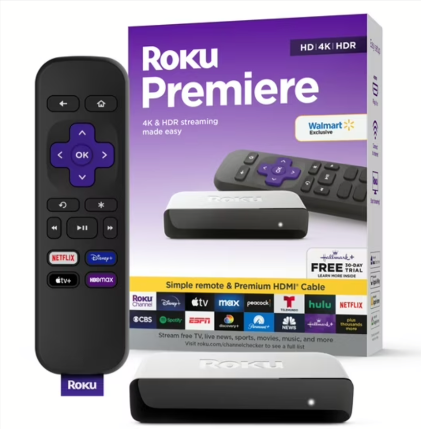 Roku Premiere 4K HDR Streaming Player (Open Box) eBay
