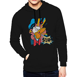 Disney Men's Graphic Hoodie Sweatshirt (Pop Donald Duck) from $7.35