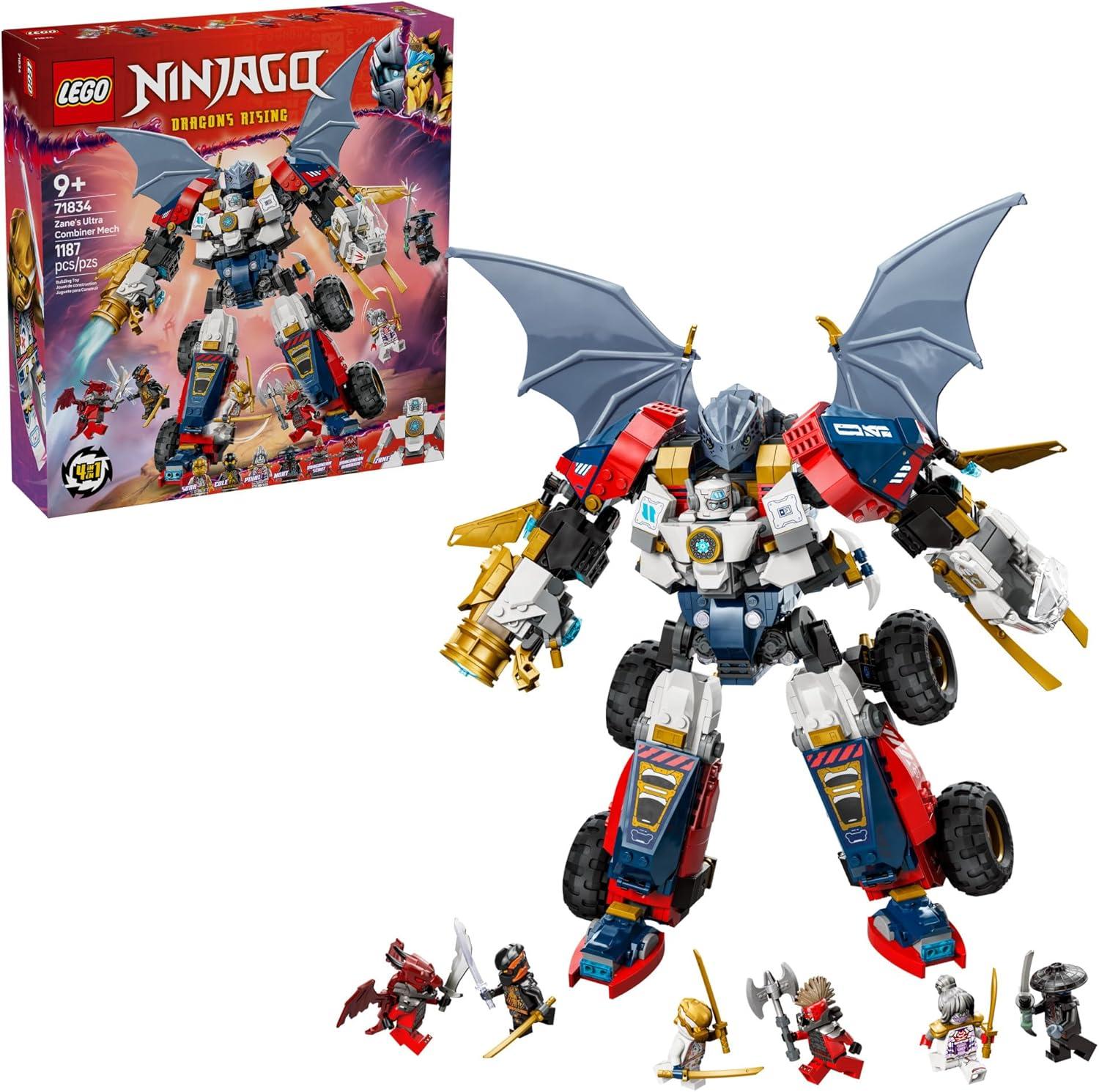 LEGO Ninjago: Dragons Rising Season 3 - Zane's Ultra Combiner Mech Amazon
