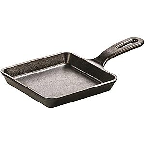 5" Lodge Cast Iron Square Pre-Seasoned Wonder Skillet $7.10