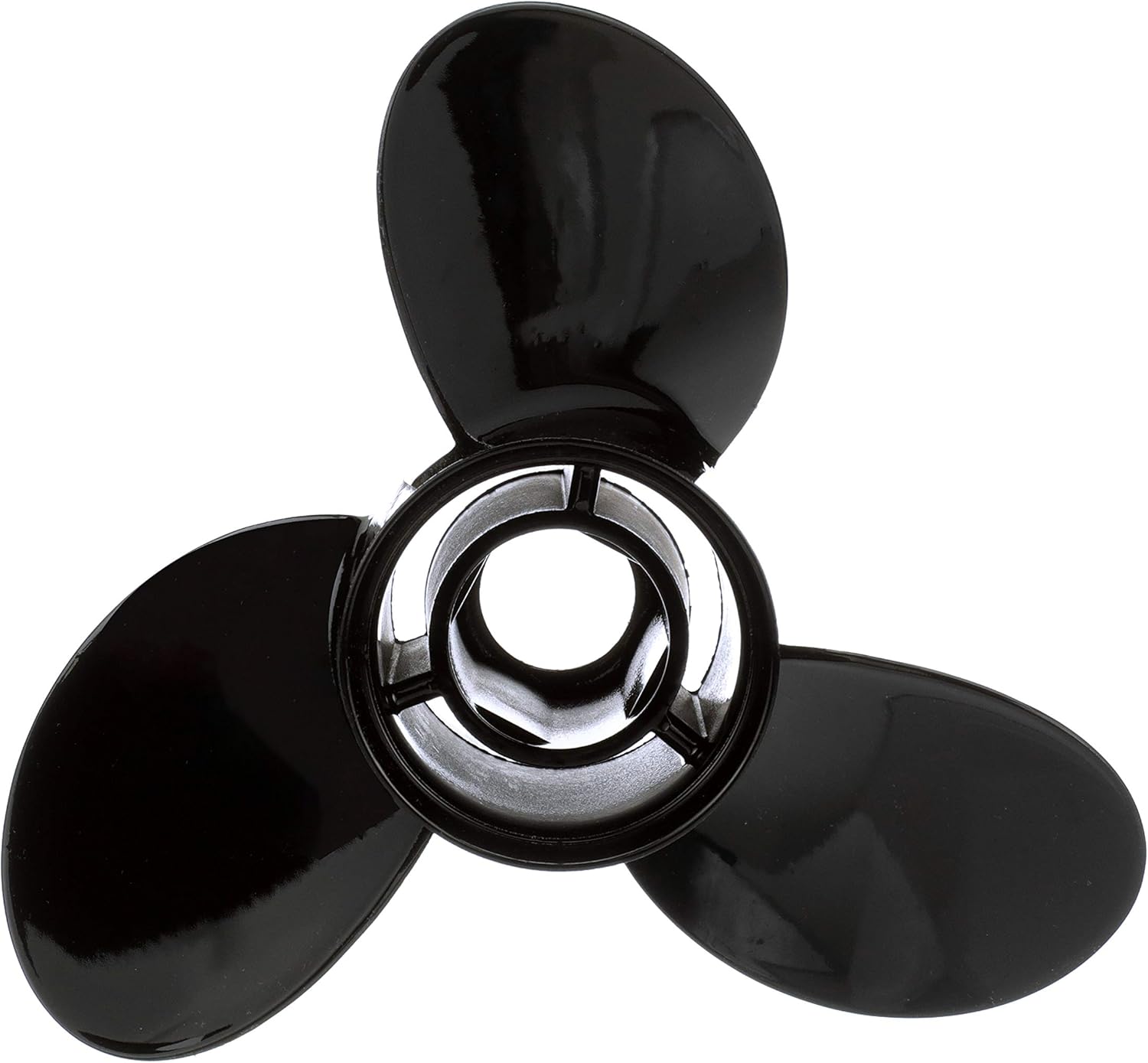 Quicksilver Black Diamond 3-Blade Aluminum Propeller, 10.2 dia x 15 pitch, Right Hand