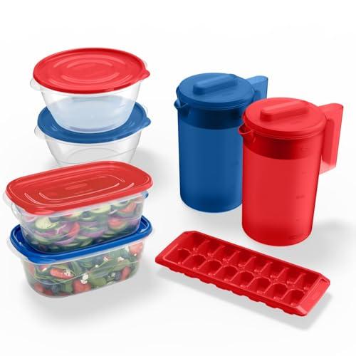 13pc Rubbermaid TakeAlongs Special-Edition Americana Food Storage Set Amazon