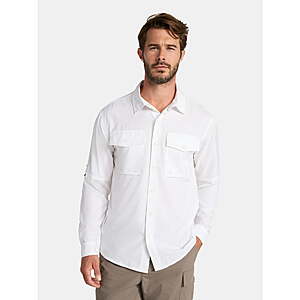 Ozark Trail Men's Long Sleeve Upstream Shirt (Various) from $9.25