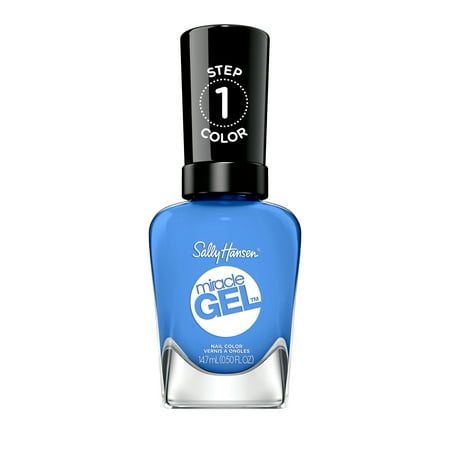 Sally Hansen Miracle Gel Nail Polish, 642 Oa-Seas, 0.5 fl oz, No UV Lamp Needed