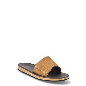 George Men's Slip-On Comfort Slide Sandals (Brown) $5