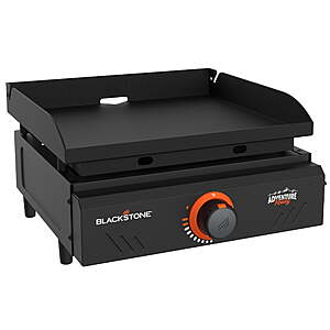 17" Blackstone Adventure Ready Single-Burner Portable Flat Top Griddle $97 + Free S&H