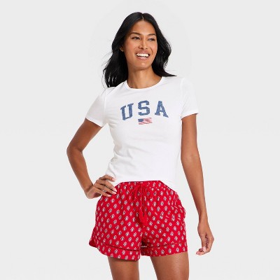 Women's Short Sleeve Graphic T-Shirt - Universal Thread™ Cream L