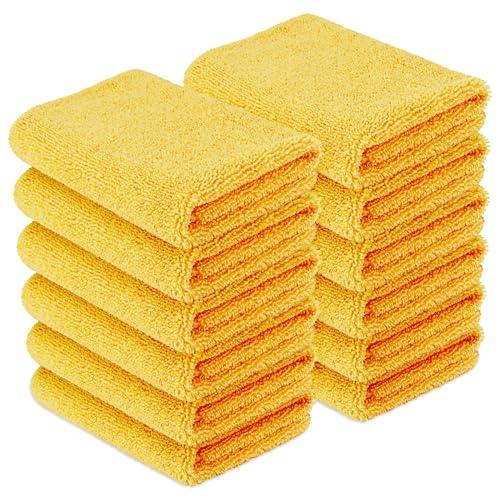 12-Pack Amazon Basics 16" x 16" Microfiber Cleaning Cloths Amazon
