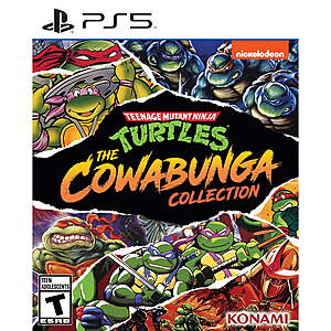 Select Walmart Stores: TMNT: Cowabunga Collection (PS5) $10 + Store Pickup