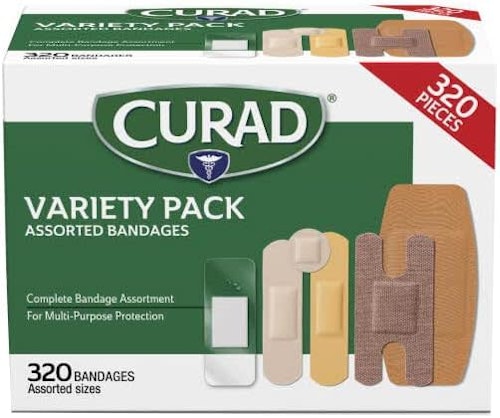 Curad Assorted Bandages 320-Count Variety Pack