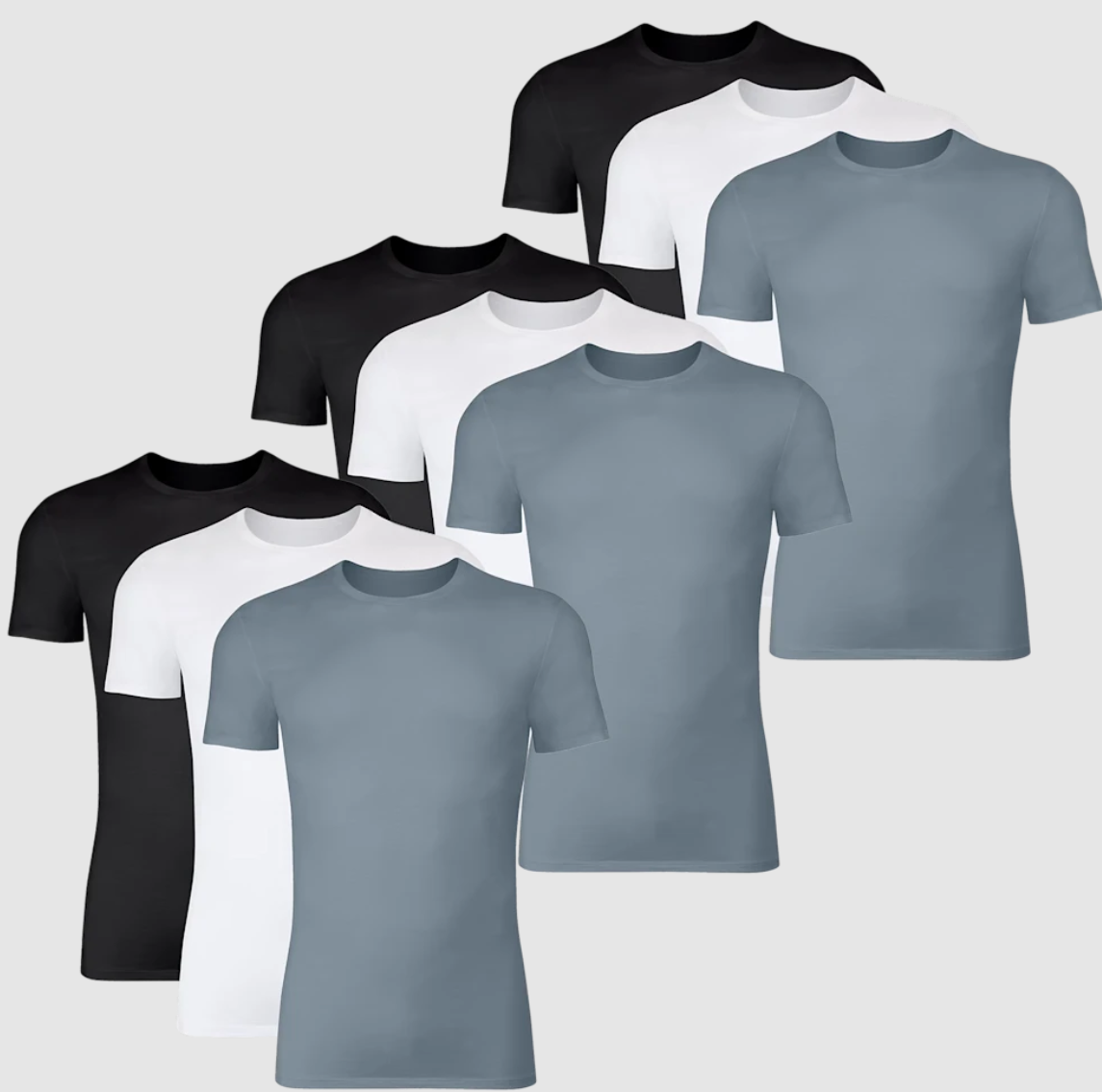 9-Pack Hanes Originals SuperSoft Men's Crewneck T-Shirts meh.com