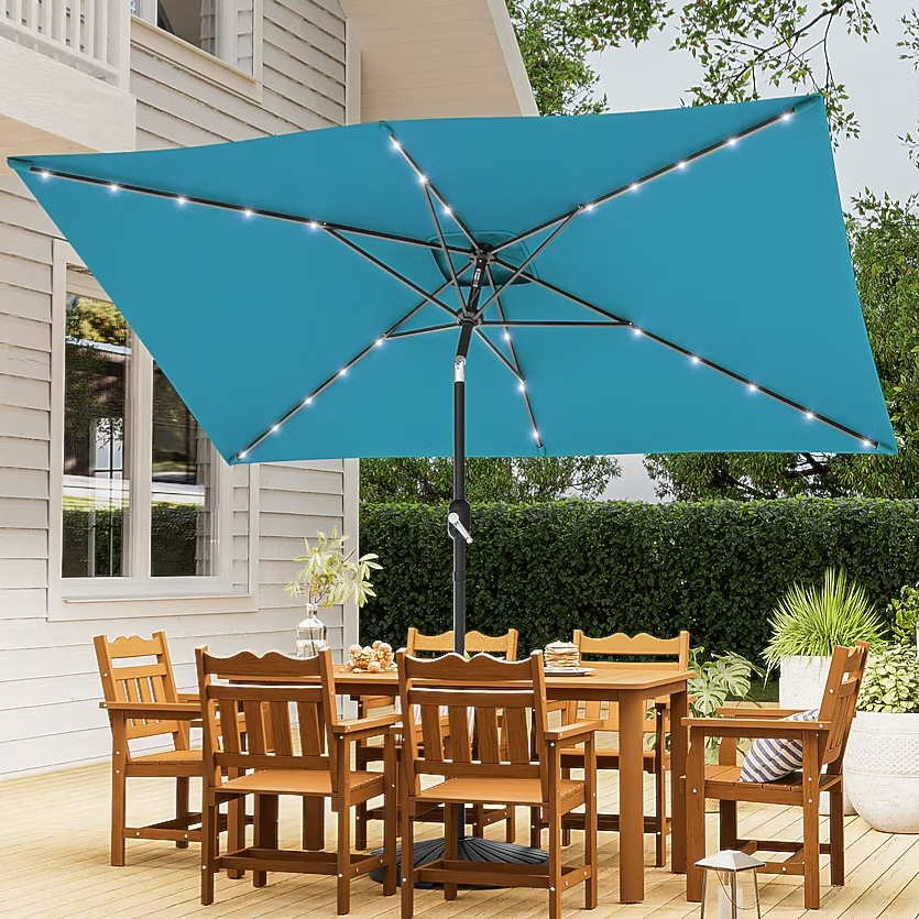10' LED Patio Umbrella with Tilt $41
