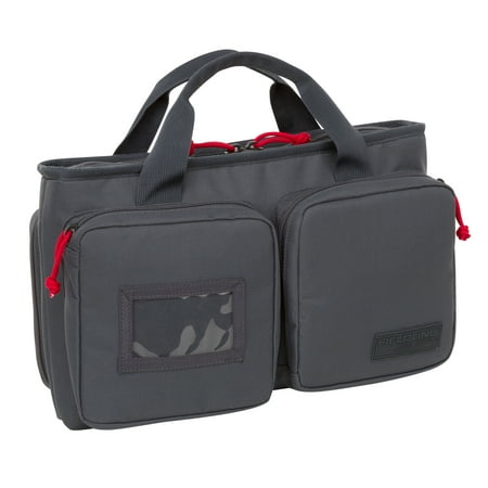 Fieldline Pro Series 10 Ltr Shooters Bag, Pistol Case Range Bag Gray, Polyester Soft Case, All-Weather