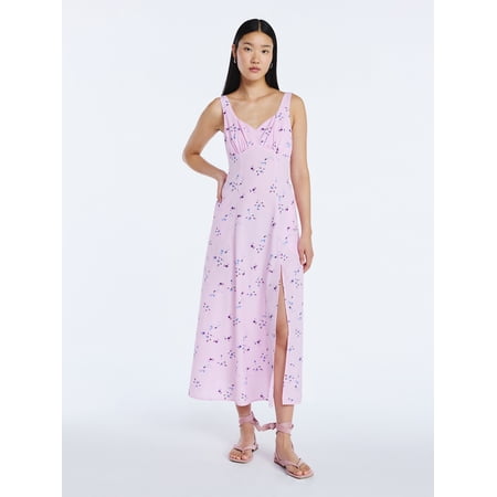 Scoop Women’s Side Slit Maxi Dress, Sizes XS-XXL