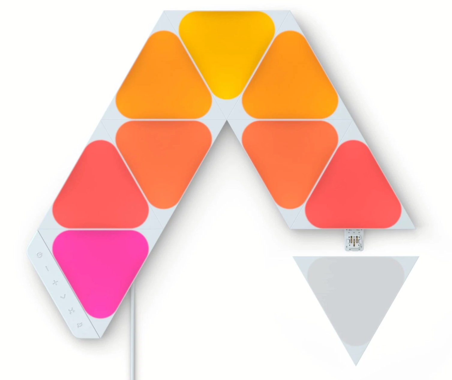 9-Piece Nanoleaf Shapes Mini Triangles Smarter Kit eBay