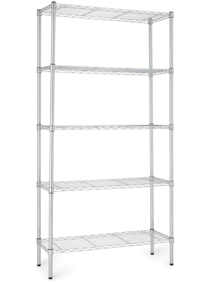 Amazon Basics 5-Shelf 1750lb Adjustable Heavy Duty Storage Shelving Unit Amazon