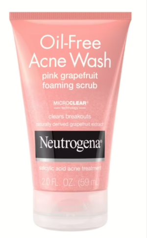 2oz Neutrogena Oil-Free Grapefruit Acne Wash Face Scrub + $3.50 Walmart Cash for Walmart