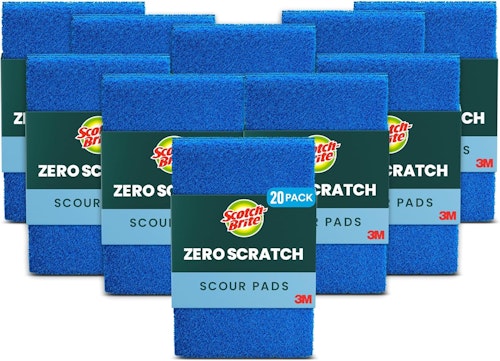 Scotch-Brite Zero Scratch Scouring Pad 20-Pack