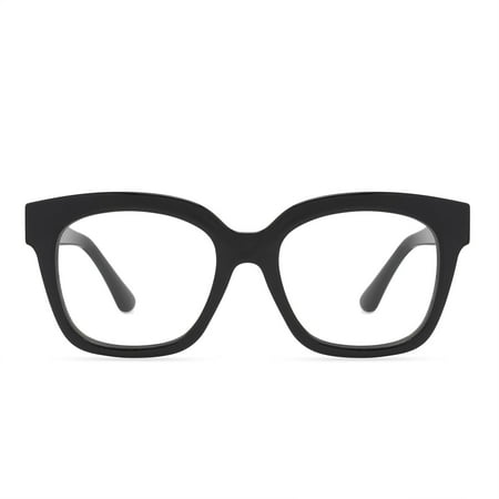 Women's Health Inspiration Blue Light Blocking Glasses for Computer UV and Gaming Protection by DIFF Eyewear Black