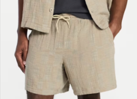 No Boundaries Check Gauze Shorts Walmart