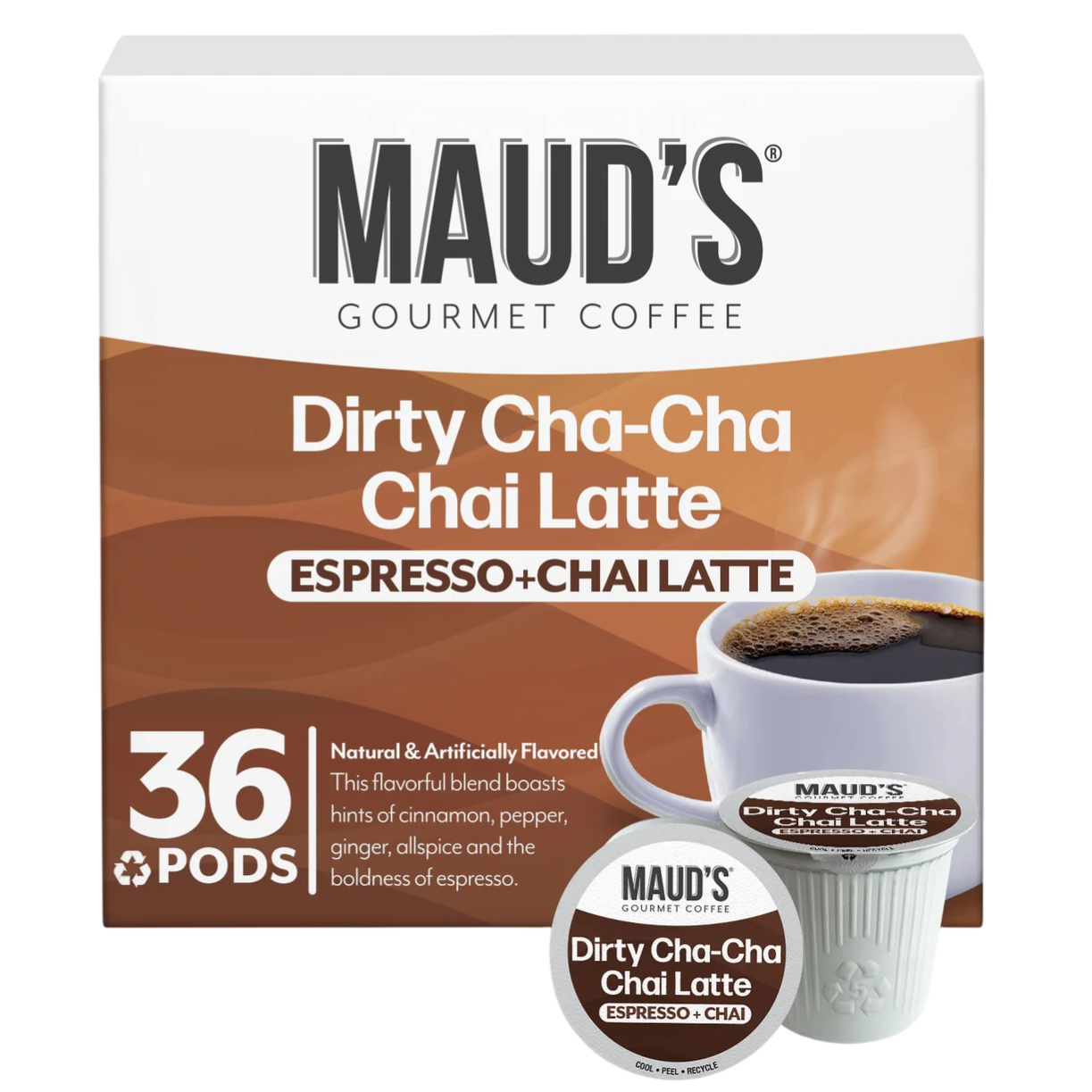 36ct Espresso Chai Tea Latte Pods $18