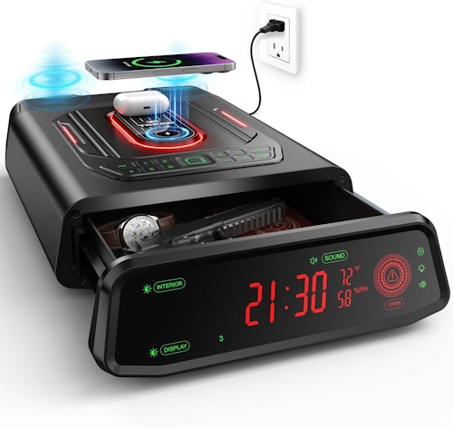 Trrko Biometric Safe with Built-in Speaker