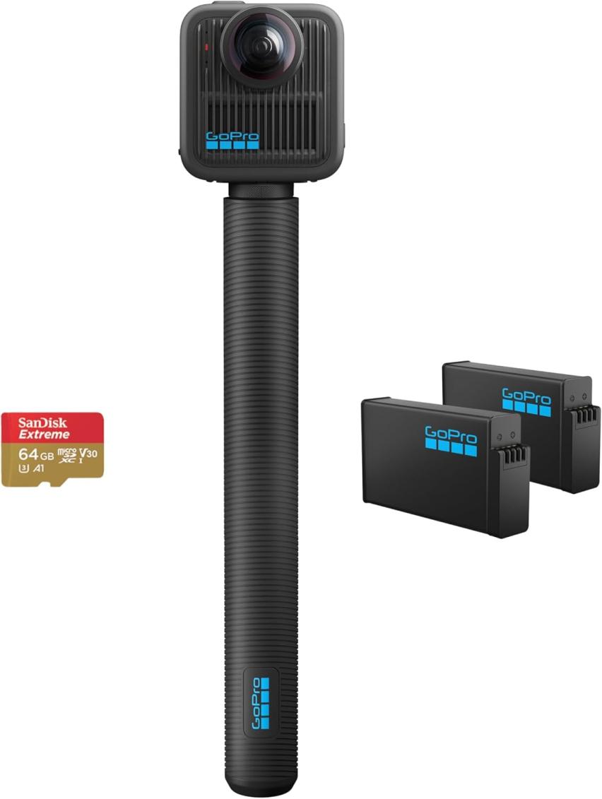 GoPro MAX2 True 8K Waterproof 360 Action Camera + Accessory Bundle Amazon