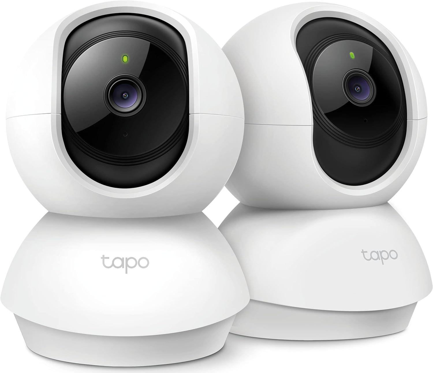2-Pack TP-Link Tapo 2K Wi-Fi Indoor Smart Home Camera Amazon