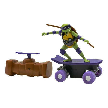Teenage Mutant Ninja Turtle Donatello Half Pipe RC Vehicle Movie Ages 5+ - Skate+Performs Tricks 2.4GHz RC