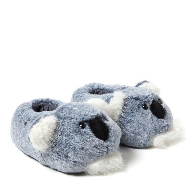 Cozyfoams Women's Overstuffed Animal Closed Back Slipper - Koala Size L