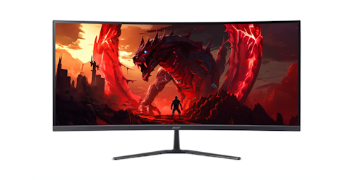 Refurbished Acer 34" Ultrawide 1440p HDR 200Hz Curved Gaming Monitor