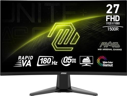 msi MAG 27C6FA 27" FHD 180Hz Gaming Monitor Amazon