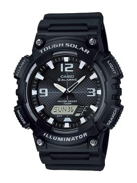 Casio Men's Slim Solar Multi-Function Analog-Digital Watch Amazon