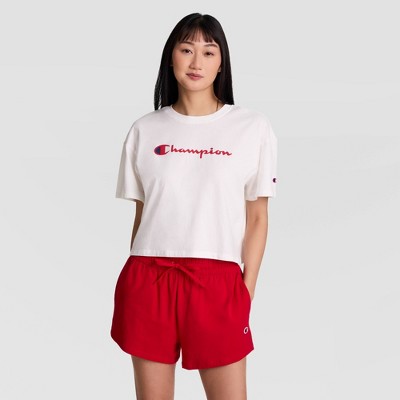 Champion Women's Short Sleeve T-Shirt - Bright White M