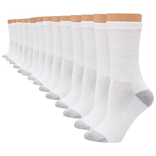 14-Pack Hanes Women's Moisture-Wicking Crew Socks Amazon