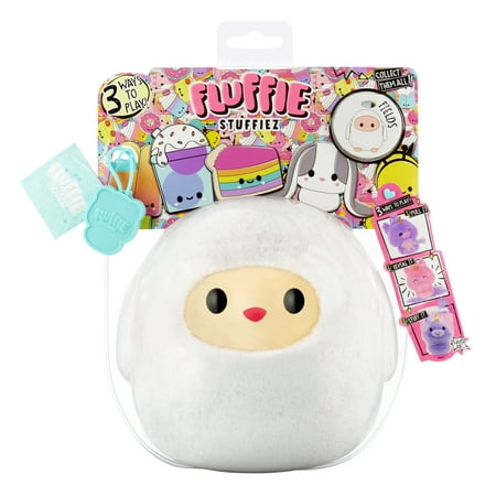 Fluffie Stuffiez Sheep Small Collectible Plush -Surprise Reveal, Huggable Play Fidget Soft Fluff