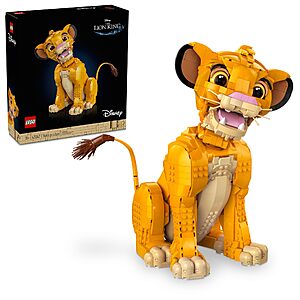 1445-Pc LEGO Disney Young Simba The Lion King Building Set (43247) $88 + Free S&H