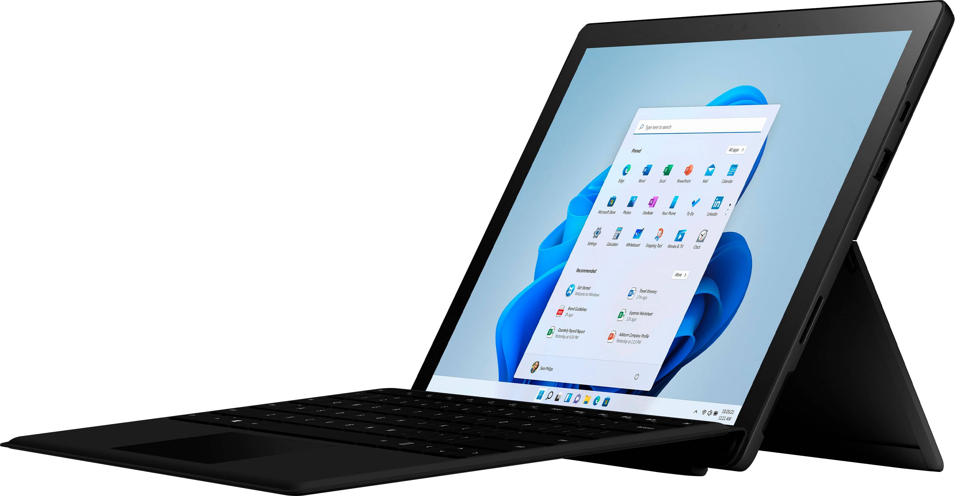 Microsoft - Refurbished Surface Pro 7 - 12.3" Touch Screen - Intel Core i7 - 16GB Memory - 256GB SSD - Device Only - Matte Black