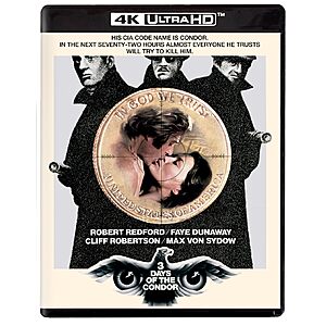 3 Days of the Condor (4K UHD) $13.85