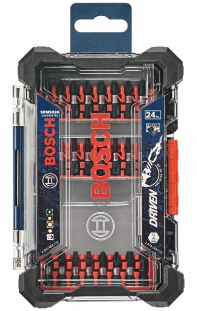 24-Piece Bosch Screwdriving Bits Custom Case System Set Walmart